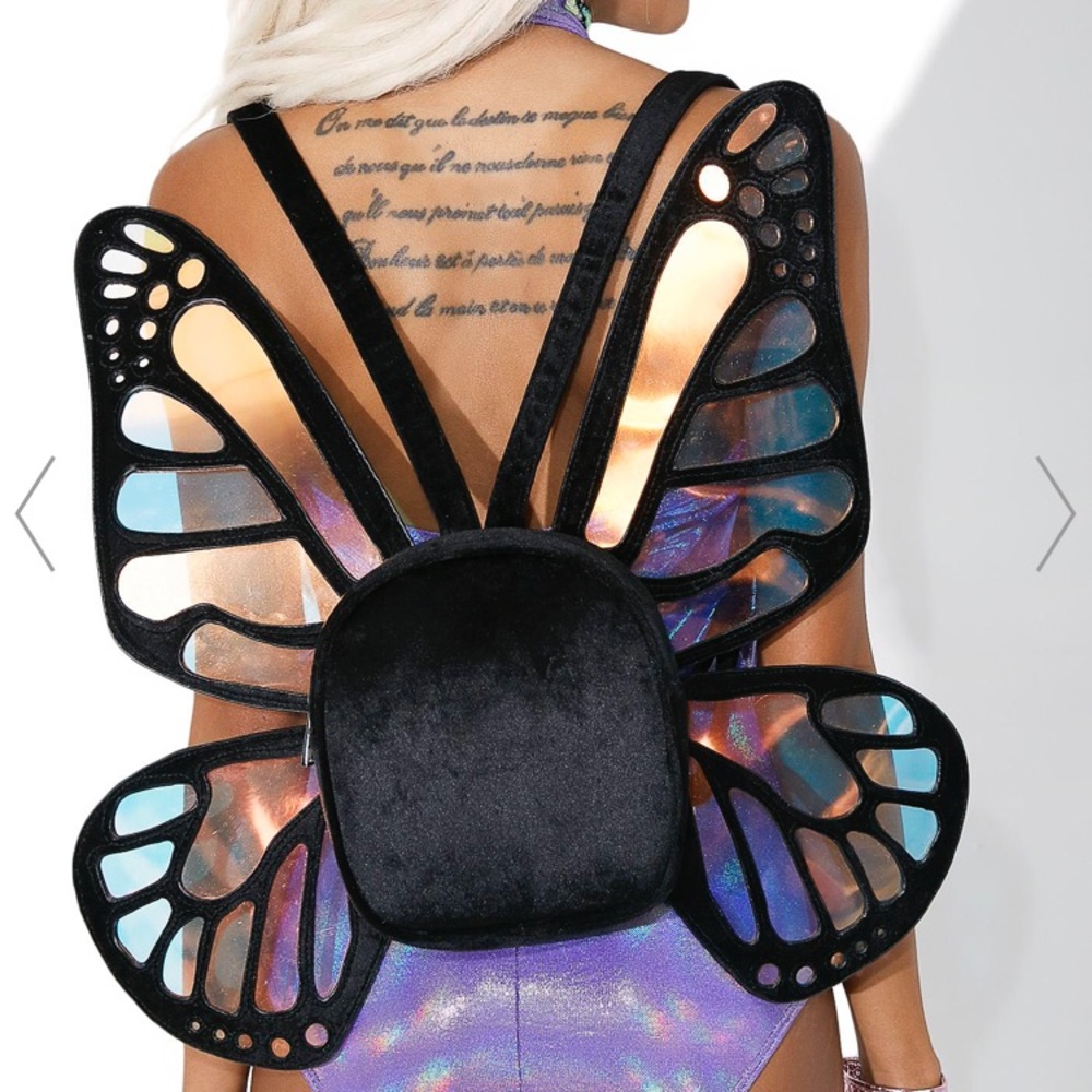 Mystical monarch mini backpack